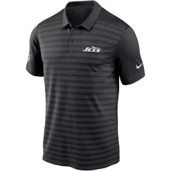 New York Jets Polos^Men's Nike Black 2024 Sideline Victory Performance Polo