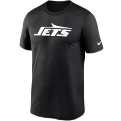 New York Jets T-Shirts | Men^Men's Nike Black Primetime Legend Wordmark Performance T-Shirt