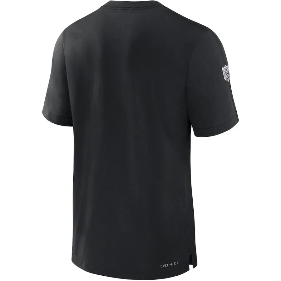 New York Jets T-Shirts | Men^Men's Nike Black Sideline Player Performance T-Shirt