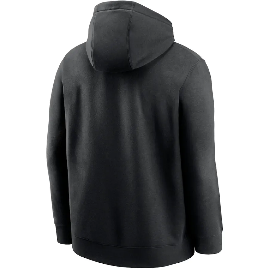 New York Jets Sweatshirts & Fleece | Men^Men's Nike Black Club Fleece Pullover Hoodie