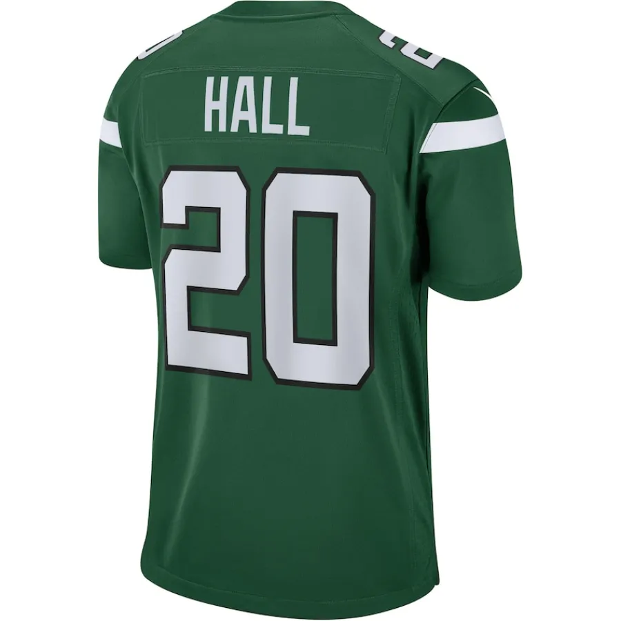 New York Jets Replica^Men's Nike Breece Hall Green Player Game Jersey