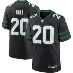 New York Jets Jerseys | Men^Men's Nike Breece Hall Legacy Black Alternate Game Jersey