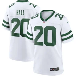 New York Jets Jerseys | Men^Men's Nike Breece Hall Legacy White Game Jersey