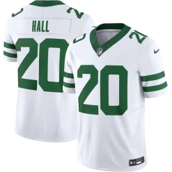 New York Jets Jerseys | Men^Men's Nike Breece Hall Legacy White Vapor F.U.S.E. Limited Jersey
