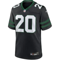 New York Jets Jerseys | Men^Men's Nike Breece Hall Legacy Black Alternate Game Jersey