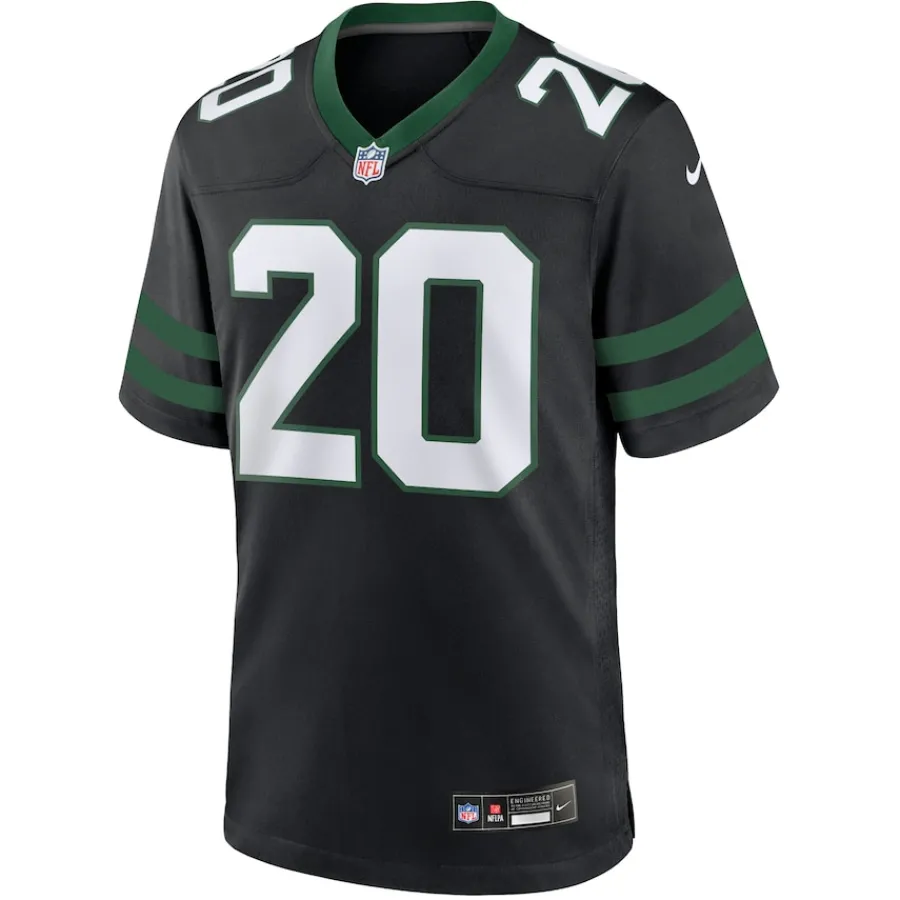 New York Jets Jerseys | Men^Men's Nike Breece Hall Legacy Black Alternate Game Jersey