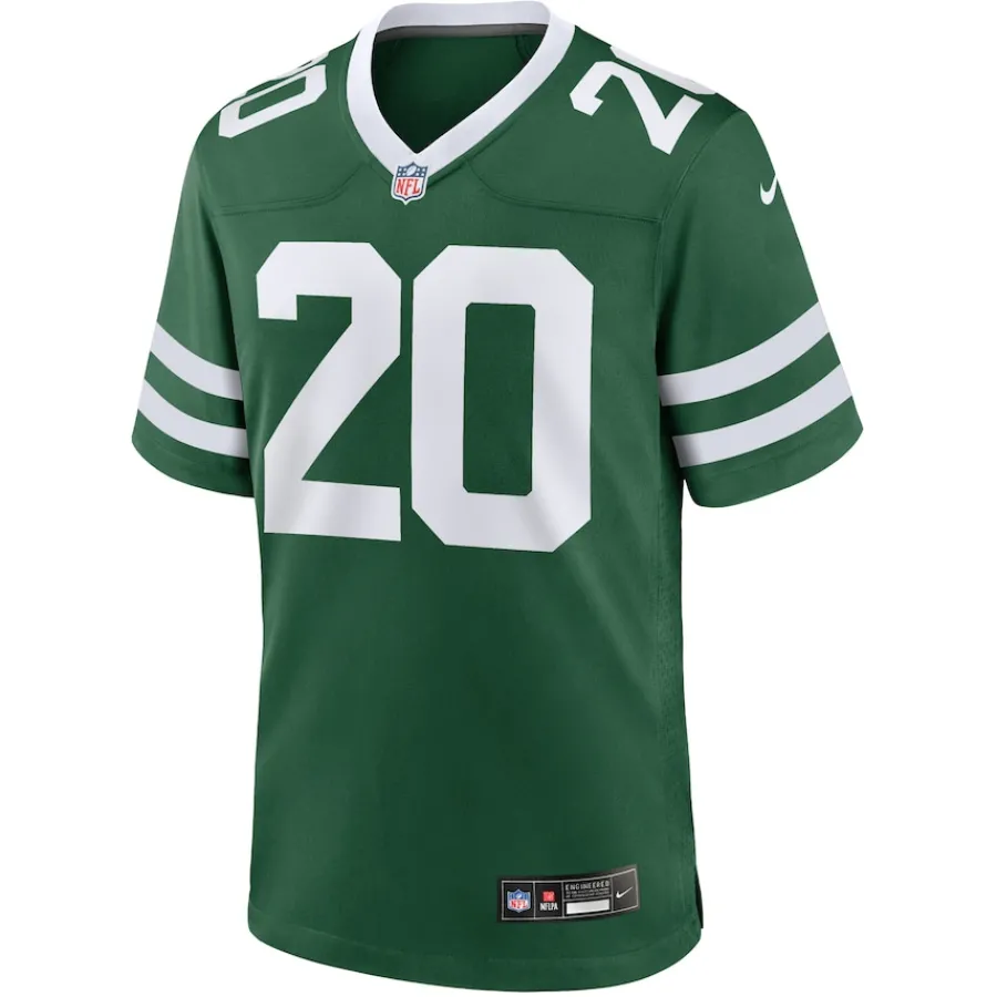 New York Jets Jerseys | Men^Men's Nike Breece Hall Legacy Green Game Jersey