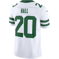 New York Jets Nike Limited^Men's Nike Breece Hall Legacy White Vapor F.U.S.E. Limited Jersey