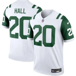 New York Jets T-Shirts | Men^Men's Nike Breece Hall White Alternate Legend Player Performance Top