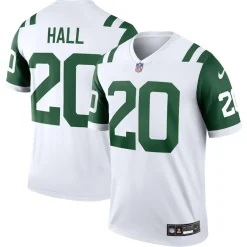 New York Jets T-Shirts | Men^Men's Nike Breece Hall White Alternate Legend Player Performance Top