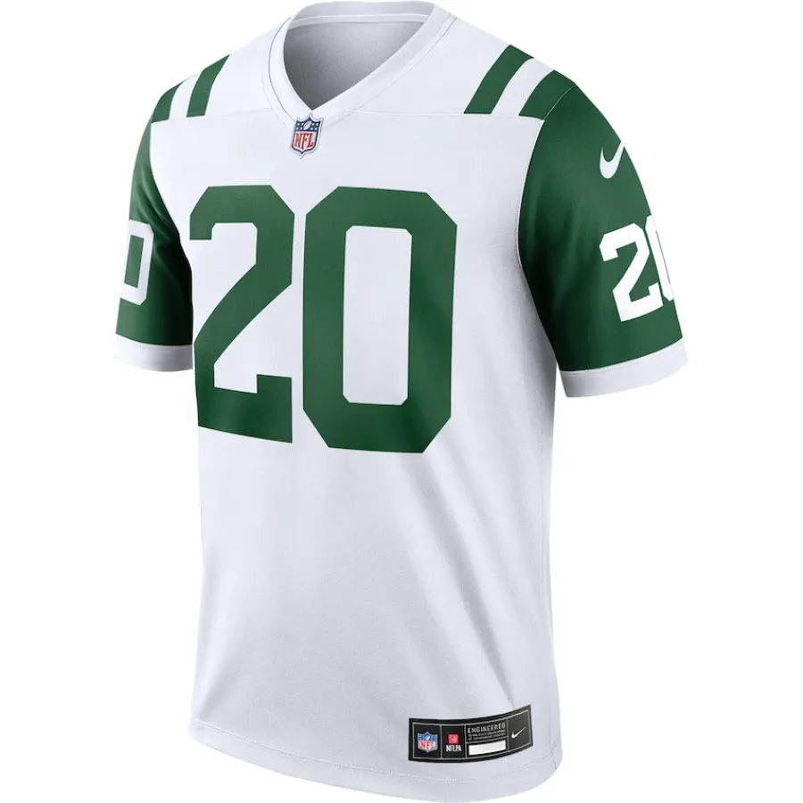 New York Jets T-Shirts | Men^Men's Nike Breece Hall White Alternate Legend Player Performance Top