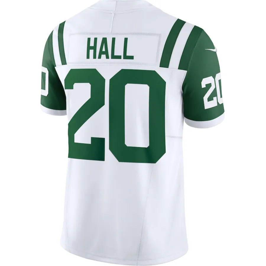 New York Jets Jerseys | Men^Men's Nike Breece Hall White Classic Alternate Vapor F.U.S.E. Limited Jersey