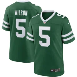 New York Jets Jerseys | Men^Men's Nike Garrett Wilson Legacy Green Game Jersey