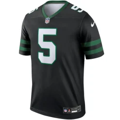 New York Jets Jerseys | Men^Men's Nike Garrett Wilson Black Alternate Legend Player Performance Top