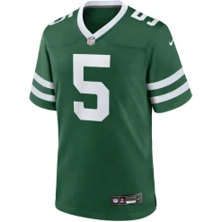 New York Jets Jerseys | Men^Men's Nike Garrett Wilson Legacy Green Game Jersey