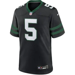 New York Jets Jerseys | Men^Men's Nike Garrett Wilson Legacy Black Alternate Game Jersey