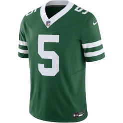 New York Jets Jerseys | Men^Men's Nike Garrett Wilson Legacy Green Vapor F.U.S.E. Limited Jersey