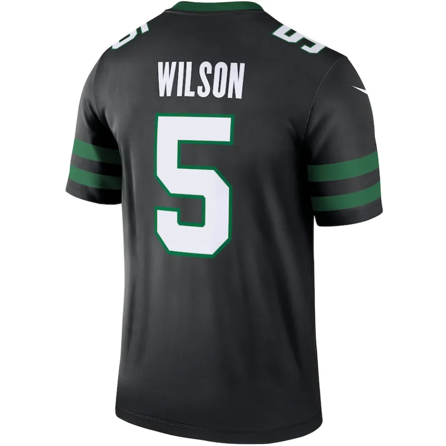 New York Jets Jerseys | Men^Men's Nike Garrett Wilson Black Alternate Legend Player Performance Top