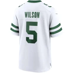 New York Jets Jerseys | Men^Men's Nike Garrett Wilson Legacy White Game Jersey