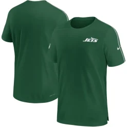 New York Jets Short Sleeved | T-Shirts^Men's Nike Green 2024 Sideline Coach UV Performance T-Shirt