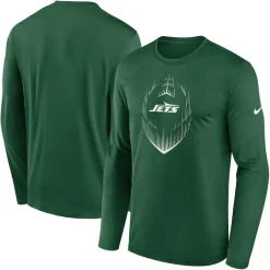 New York Jets T-Shirts | Men^Men's Nike Green Legend Icon Long Sleeve T-Shirt