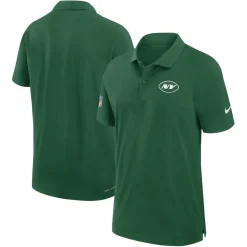 New York Jets Polos^Men's Nike Green 2024 Sideline Performance Polo