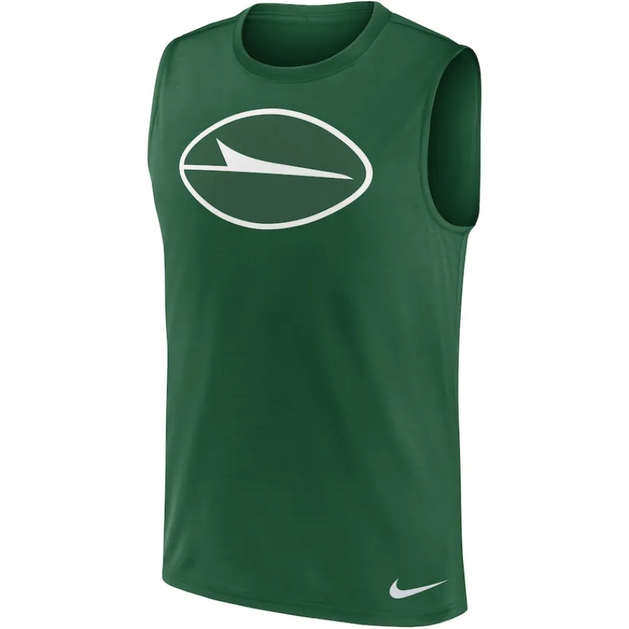 New York Jets Tank Tops^Men's Nike Green Blitz Legend Muscle Perform Tank Top