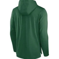 New York Jets Long Sleeved^Men's Nike Green Lightweight Performance Hooded Long Sleeve T-Shirt