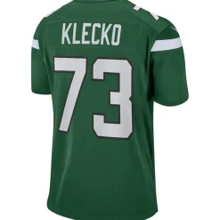 New York Jets Replica | Throwback^Men's Nike Joe Klecko Gotham Green Game Retired Player Jersey