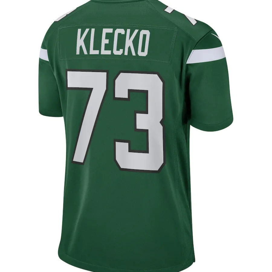 New York Jets Replica | Throwback^Men's Nike Joe Klecko Gotham Green Game Retired Player Jersey