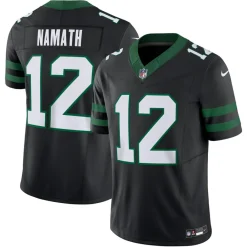 New York Jets Jerseys | Men^Men's Nike Joe Namath Legacy Black Alternate Vapor F.U.S.E. Limited Jersey