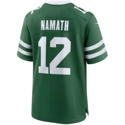New York Jets Nike Game^Men's Nike Joe Namath Legacy Green Game Jersey