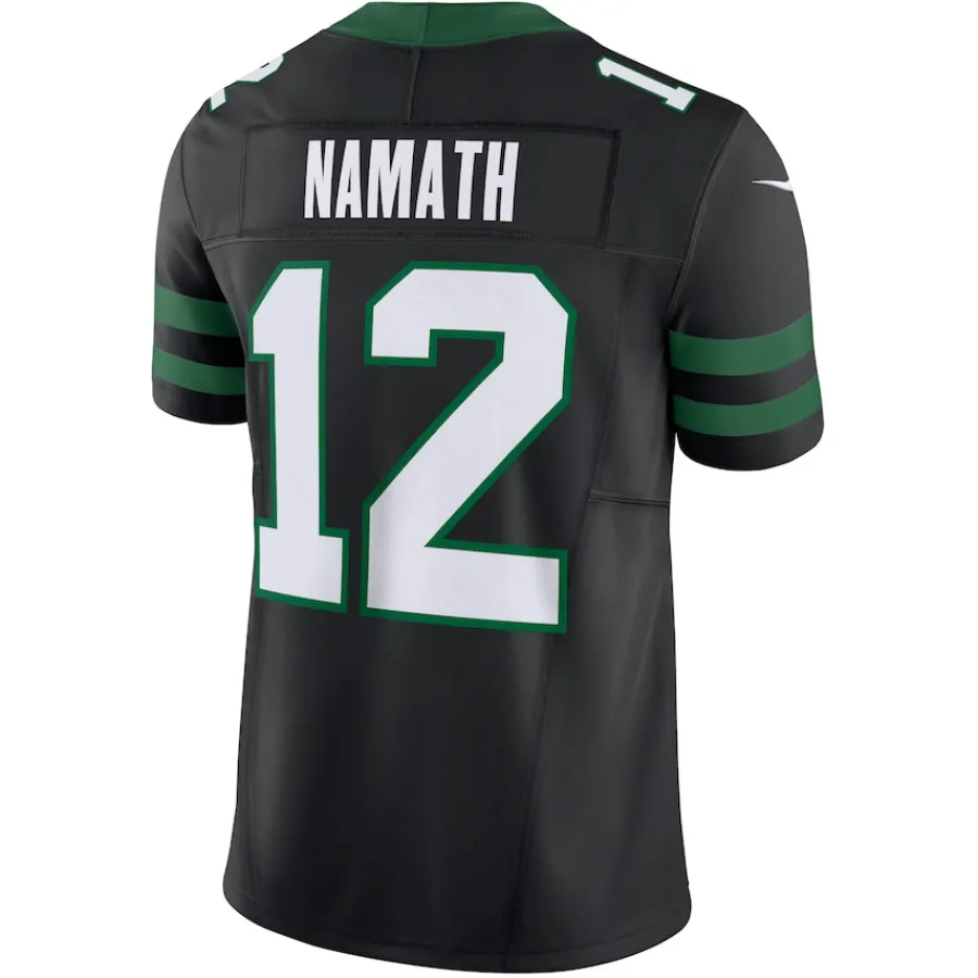 New York Jets Jerseys | Men^Men's Nike Joe Namath Legacy Black Alternate Vapor F.U.S.E. Limited Jersey