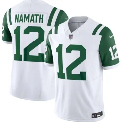 New York Jets Jerseys | Men^Men's Nike Joe Namath White Classic Alternate Vapor F.U.S.E. Retired Player Limited Jersey