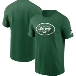 New York Jets T-Shirts | Men^Men's Nike Kelly Green Rewind Logo Essential T-Shirt