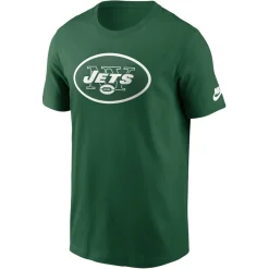 New York Jets T-Shirts | Men^Men's Nike Kelly Green Rewind Logo Essential T-Shirt