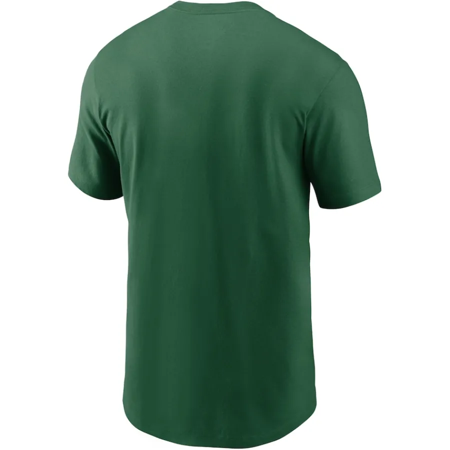New York Jets T-Shirts | Men^Men's Nike Kelly Green Rewind Logo Essential T-Shirt