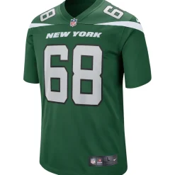 New York Jets Replica | Throwback^Men's Nike Kevin Mawae Gotham Green Game Retired Player Jersey