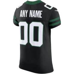 New York Jets Jerseys | Men^Men's Nike Legacy Black Alternate Vapor F.U.S.E. Elite Custom Jersey