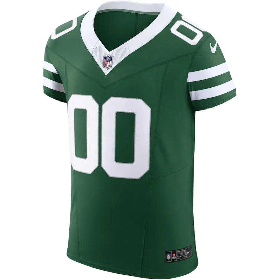 New York Jets Jerseys | Men^Men's Nike Legacy Green Vapor F.U.S.E. Elite Custom Jersey