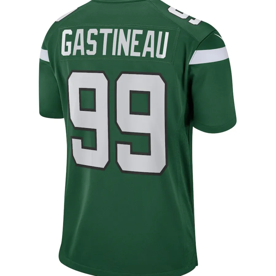 New York Jets Replica | Throwback^Men's Nike Mark Gastineau Gotham Green Game Retired Player Jersey