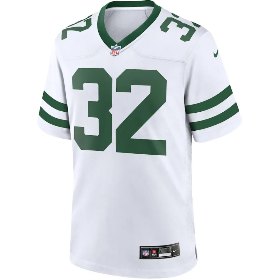 New York Jets Replica^Men's Nike Michael Carter Legacy White Game Jersey