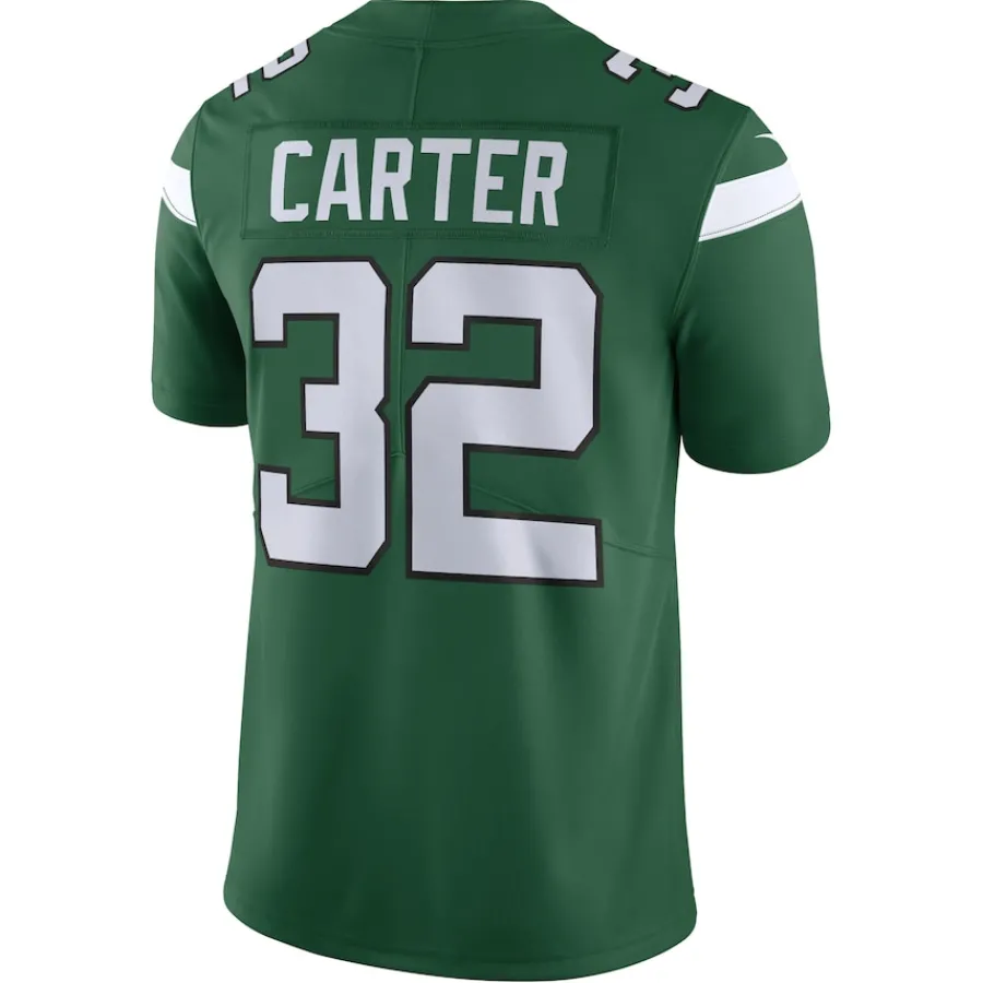 New York Jets Nike Limited^Men's Nike Michael Carter Green Vapor F.U.S.E. Limited Jersey