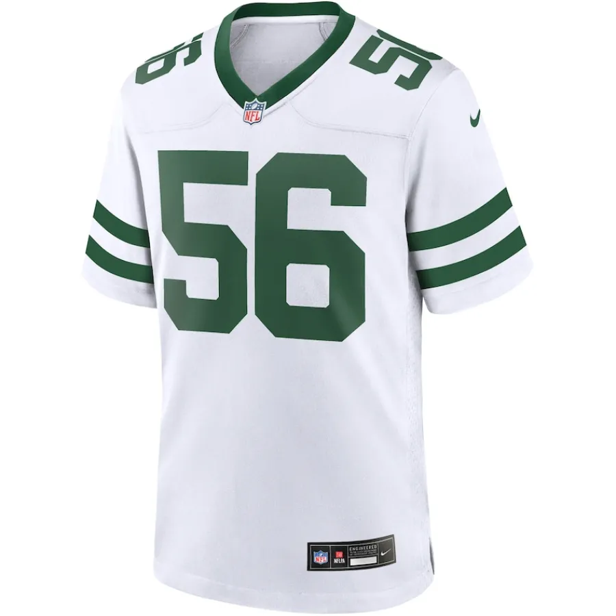 New York Jets Nike Game^Men's Nike Quincy Williams Legacy White Game Jersey