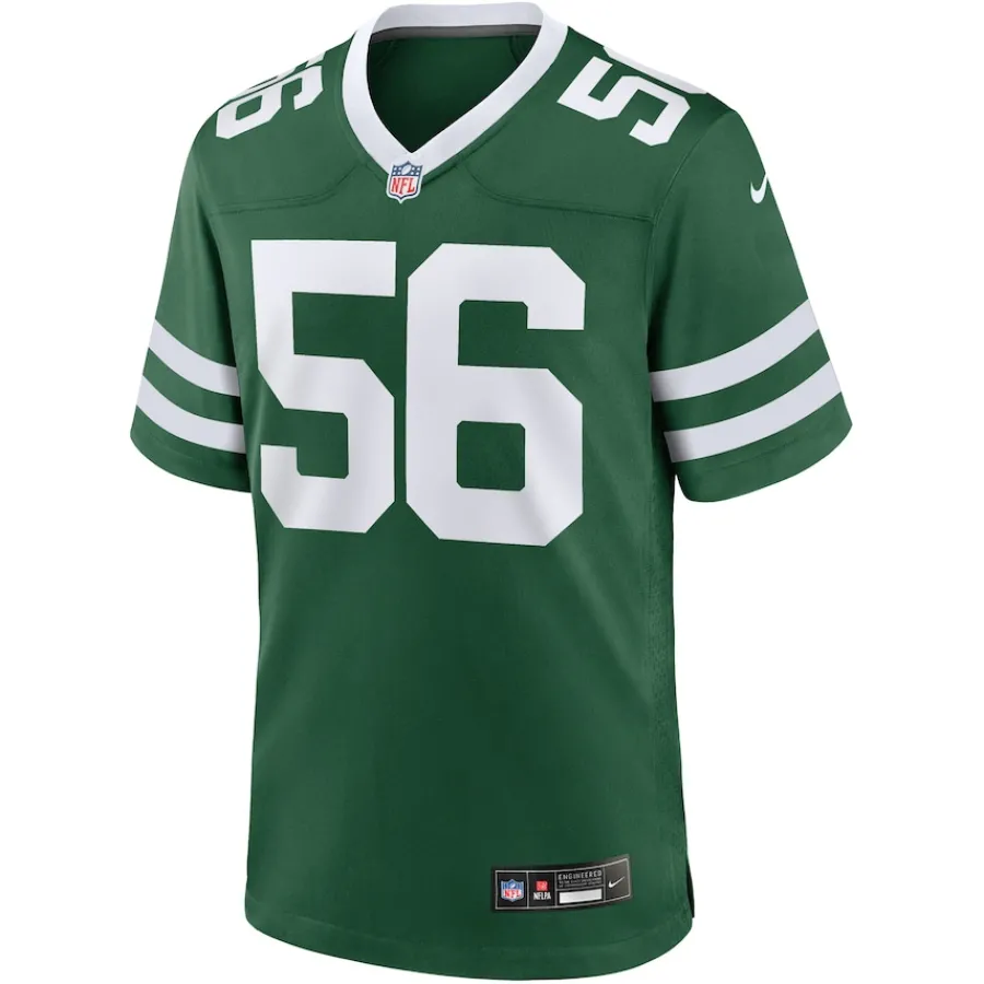 New York Jets Nike Game^Men's Nike Quincy Williams Legacy Green Game Player Jersey
