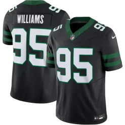 New York Jets Jerseys | Men^Men's Nike Quinnen Williams Legacy Black Alternate Vapor F.U.S.E. Limited Jersey
