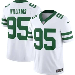 New York Jets Jerseys | Men^Men's Nike Quinnen Williams Legacy White Vapor F.U.S.E. Limited Jersey