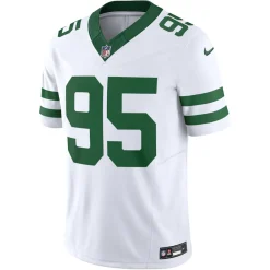 New York Jets Jerseys | Men^Men's Nike Quinnen Williams Legacy White Vapor F.U.S.E. Limited Jersey