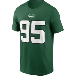 New York Jets T-Shirts | Men^Men's Nike Quinnen Williams Green Player Name & Number T-Shirt