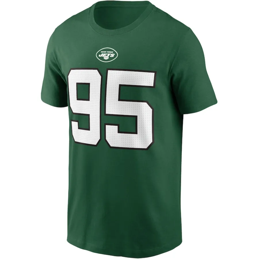 New York Jets T-Shirts | Men^Men's Nike Quinnen Williams Green Player Name & Number T-Shirt